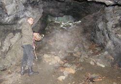 Pohled na vchod ze štoly