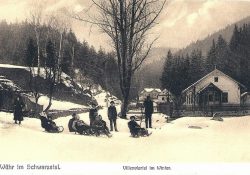 Zima na cestě k Rovečnému