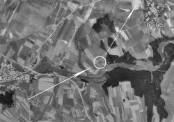 Letecký snímek stanice