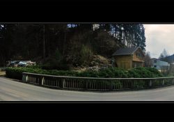 Zatáčka pod přehradou