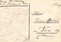 Korp. Fr. Šťastný, K. K. Feldpost